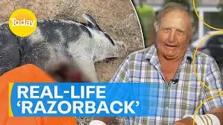 Queensland farmer fights off wild boar | Today Show Australia