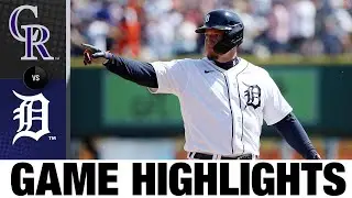 Rockies vs. Tigers Game 1 Highlights (4/23/22) | MLB Highlights