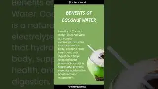 Top 7 Proven Health Benefits of Drinking Coconut Water #healthtips #healthyfood #food #health