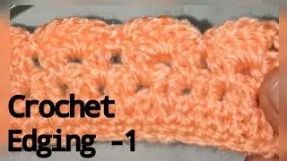 crochet edging | crochet edges for shawl | lace | crochet for bignners