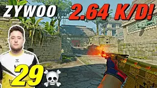 ZywOo INSANE 4k & ACE 29 frags ancient game POV! 🥵