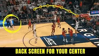 Get open down low with this play against man defense