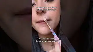 How to cover up a pimple! #pimple #makeuphacks #IPSY