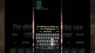 How to delete any files or folder in Termux using commands? 