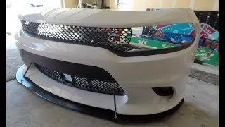How to remove front bumper on Dodge Charger SRT and new splitter update!