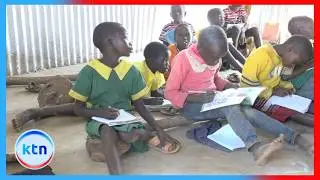 Pupils study under trees after KFS demolishes Loramoru Primary School