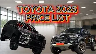 Toyota Philippines 2025 Best Models Ranked by Price List
