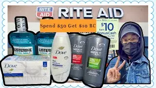 Rite Aid Couponing Haul 1/22 - 1/28 Spend $50Get $10 Bonus Cash