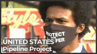 US activists rally against proposed Memphis oil pipeline project