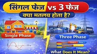 Single Phase vs Three Phase||Complete Explain Hindi