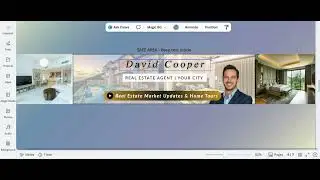 Professional Real Estate YouTube Banner Template for Realtors | Canva Editable | Mobile Safe Design