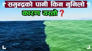 समुन्द्रको पानी किन नुनिलो हुन्छ || Why Sea Water Is Salty ?