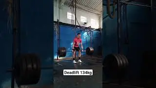 10x deadlift 134kg #crossfit #crossfitathlete #strong #stronger #crossfitmotivation