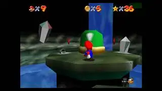 Super Mario 64 - Green Switch Cap (Metal Cap) Location - + Secret Star - Mario 3D All Stars (Switch)