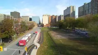 DSQUARED CONSTRUCTION: East-West bikeway, Laurier Ave & Bay St. to Albert St. Crossing Completed