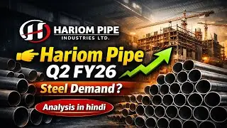 Hariom Pipe Industries Ltd Q2 FY26 Results | Steel Pipes, Margin & Growth Outlook | Hindi Analysis