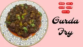 Gurda Fry 😋 | Hotel Style Gurda Fry | Lazeez Taste | Easy Recipe | Gurda Fry Banane Ka Asaan Tarika