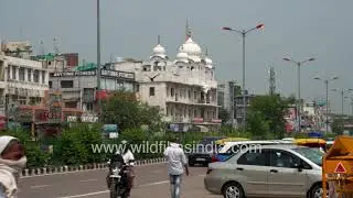 Green Park Metro, South Delhi - Metro reopens, traffic in full movement, Rock Pigeon feed stations