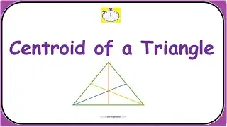 Centroid of a Triangle | #math #triangle