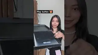 Opened my YouTube Play Button after 2 years🥹✨shorts #unboxing