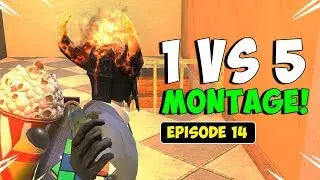 ROS Top 10 Plays! Ep.14 | 1 VS 5 Kill Montage! (Rules of Survival)