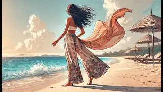 🌴 ANRABESS Women Linen Palazzo Pants | Best Beach Cover-up Pants for Women 🌴