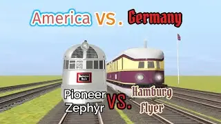 У кого поезд быстрее? Hamburg Flyer против Pioneer Zephyr!