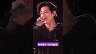 taehyung oppa 💜 saranghe! 💜 #bts #taehyung #kpopworld_tv