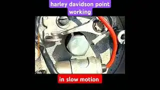 harley davidson point working in slow motion #shorts