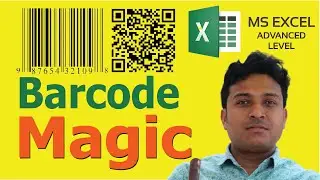 How to create barcode in excel 2007 | Create barcode in excel | Excel in Barcode