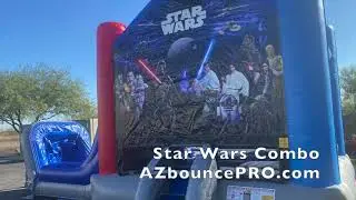 Star Wars Bounce House Combo Rental in Phoenix Arizona