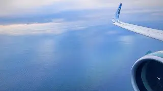 STUNNING New Year&rsquo;s Landing // Frontier A321neo at Islip (KISP) Long Island, NY