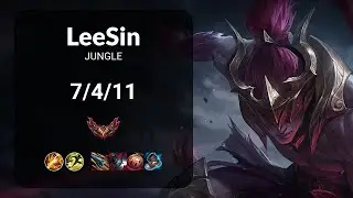 Lee Sin vs Zed JUNGLE - KR GRANDMASTER Patch 15.13