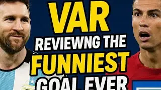 VAR Reviewing the Funniest Goal Ever 😂 | Messi vs Ronaldo Chat