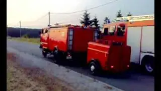 FFw Rothenkirchen TLF16 W50 r&uuml;ckt ab nach Hause. Super Sound!