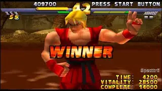 Street Fighter Ex2 Plus - Ken Playthrough [Arcade Mode]. - [NO TAS]