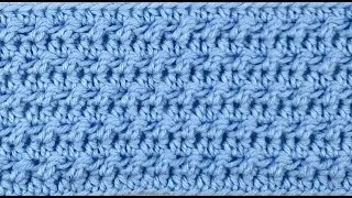 How to crochet the BACK CROSSED HALF DOUBLE CROCHET | Pretty Textured Crochet Stitch Pattern