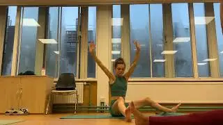 50 minute advanced vinyasa class, sweaty and shaky- beware! 