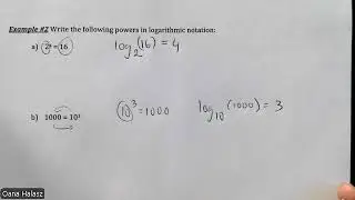Unit 6P. Lesson 2: Logarithms and Logarithmic Laws