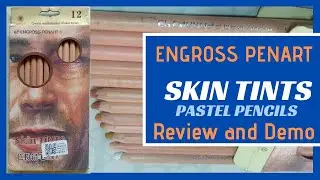 Skin Tints Pastel Pencils Unboxing, Color Swatch, Review & Demo | Engross Penart