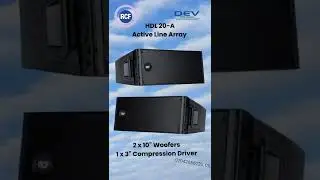 #shorts RCF HDL- 20A Active Line Array 2x10