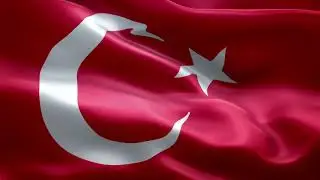 En G&uuml;zel Bayrak T&uuml;rk Bayrağı Animasyon HD Turkish Flag Animation