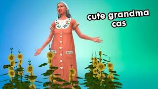 Creating the cutest grandma in CAS of The Sims 4