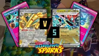 Gholdengo ex vs Dragapult ex | Surging Sparks Pokémon TCG Tabletop