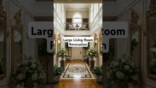 Large Living Room Renovation (Time Lapse) #shortvideo #viralvideo