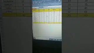 Excel tricks #excelshortcutkeys#excelforfresher