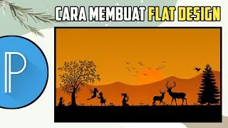 CARA MEMBUAT FLAT DESIGN DI PIXELLAB