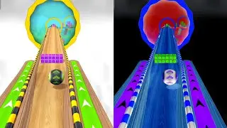 Reverse Night Mode Speedrun vs Normal &ndash; Going Balls ABSOLUTE DOMINATION! #Gaming #Ball