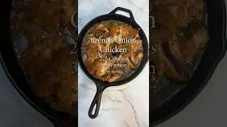 Healthy Skillet Dinner | French Onion Chicken
