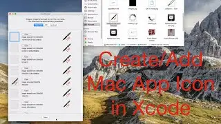 Create/Add Mac App Icon in Xcode